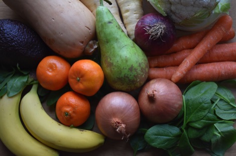 Fruits and vegetables